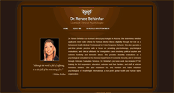 Desktop Screenshot of drbehinfar.com