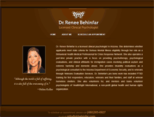 Tablet Screenshot of drbehinfar.com